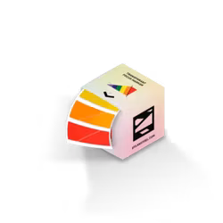 Transparent Rainbow Focus Markers 100pc