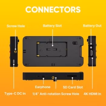 T5 - 5.5 Inch 1000 Nits On Camera Monitor
