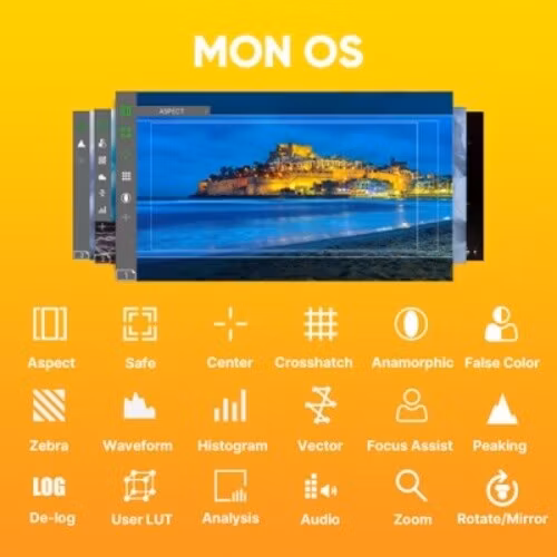T5 - 5.5 Inch 1000 Nits On Camera Monitor