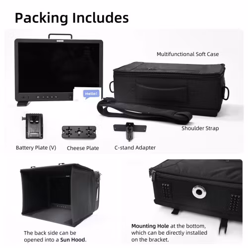 Mega 15S - 15.4" HDR Production Monitor Kit