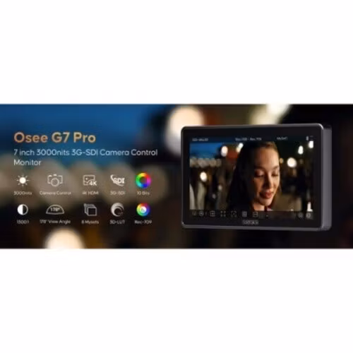 G7 Pro - 7" Ultra Bright Touch Screen Camera Control Monitor