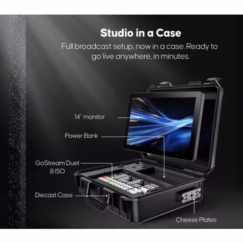 GoStream Duet 8 ISO Kit: All in One Pro Live Streaming kit