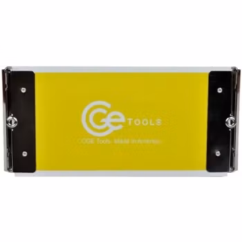 Yellow Slim Double-Clip Clipboard- 4.5x9 inch