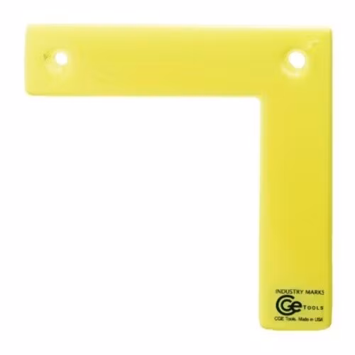 Industry Mark L- Fluorescent Yellow