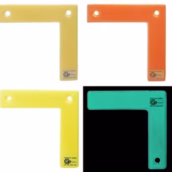 Industry Mark L- Fluorescent Yellow