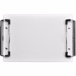 White Double-Clip Clipboard- 6x9 inch