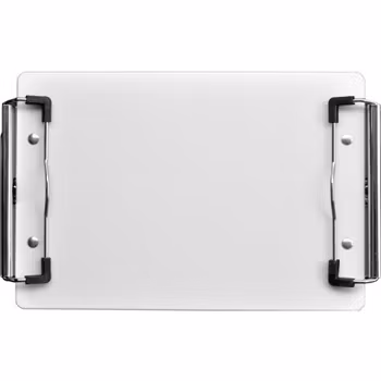 White Double-Clip Clipboard- 6x9 inch
