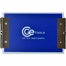 Blue Double-Clip Clipboard- 6x9 inch