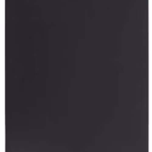 Slim Clipboard Folder Tagboard- Black Acrylic 4.5" x 9" Folder w/velcro