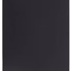 Slim Clipboard Folder Tagboard- Black Acrylic 4.5" x 9" Folder w/velcro
