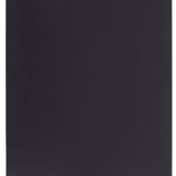 Slim Clipboard Folder Tagboard- Black Acrylic 4.5" x 9" Folder w/velcro