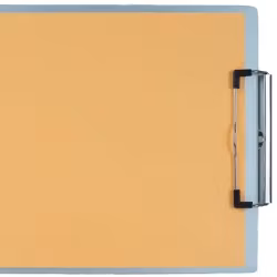 Anodized Aluminum Letter Size Double-Clip Clipboard 9x12 inch