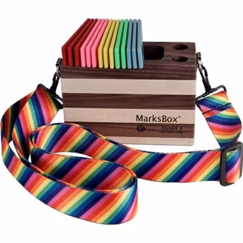 MarksBox- Model 4 Maple/Walnut Box with 4" Magnets