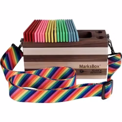 MarksBox- Model 6 Maple/Walnut Box with 6" Magnets