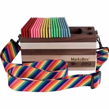MarksBox- Model 6 Maple/Walnut Box with 6" Magnets