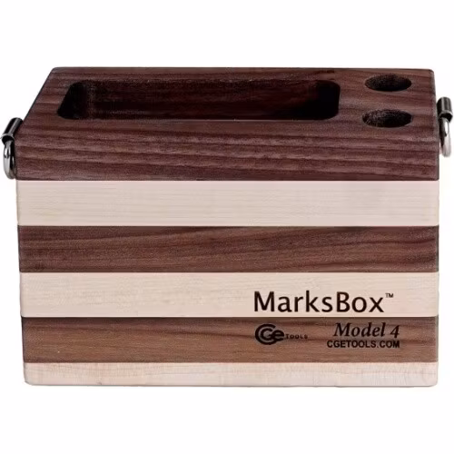MarksBox- Model 4 Maple/Walnut Box with 4" Magnets