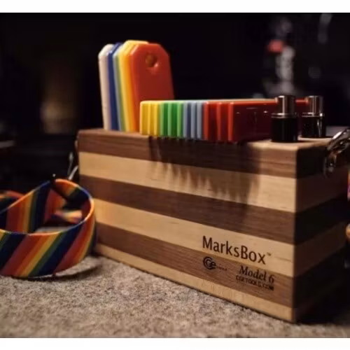 MarksBox- Model 8 Maple/Walnut Box with 8" Magnets