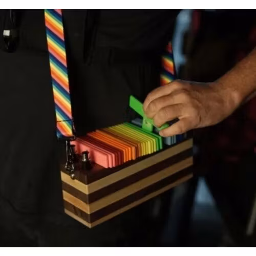 MarksBox- Model 8 Maple/Walnut Box with 8" Magnets