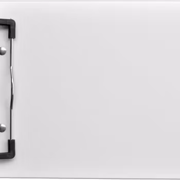 Green Double-Clip Clipboard- 6x9 inch