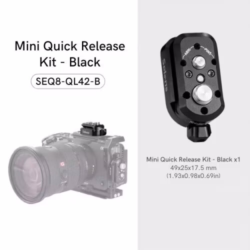 Q-Lock Mini Quick Release System (Black)