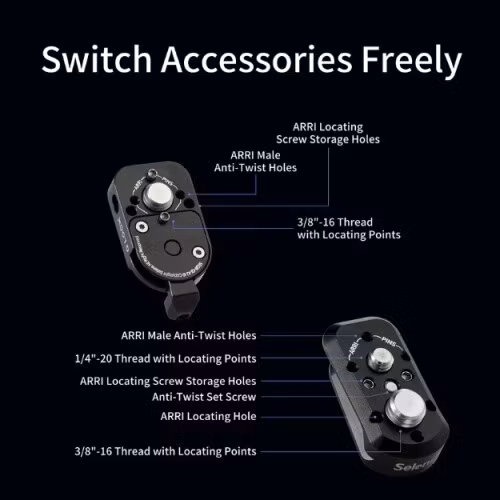 Q-Lock Mini Quick Release System (Black)