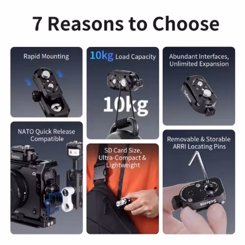 Q-Lock Mini Quick Release System (Black)