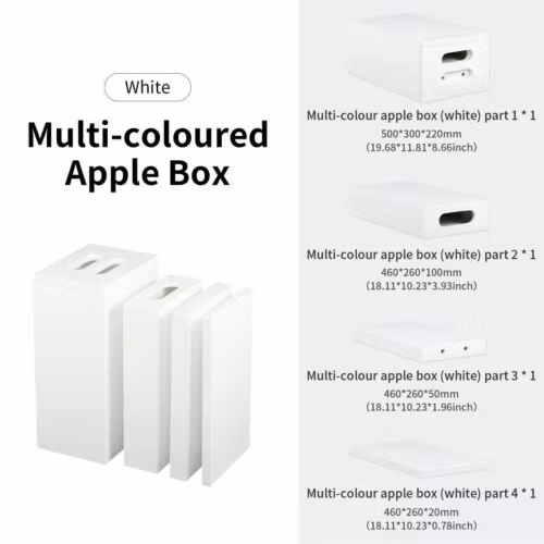 4 IN 1 Apple Box (White)