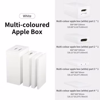 4 IN 1 Apple Box (White)