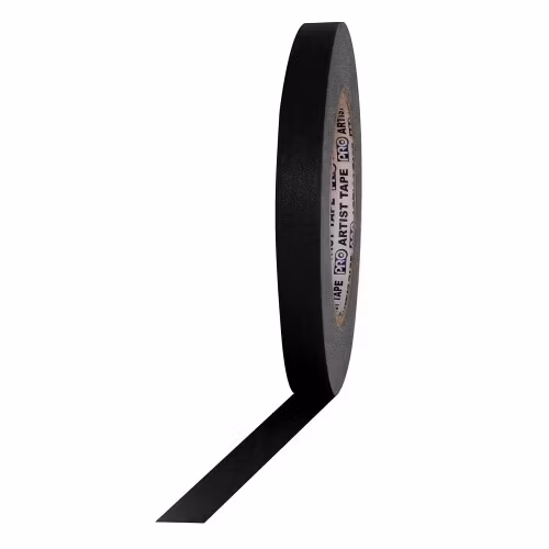 Pro 46 12mm x 55m Paper Tape Black