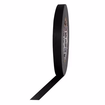 Pro 46 12mm x 55m Paper Tape Black