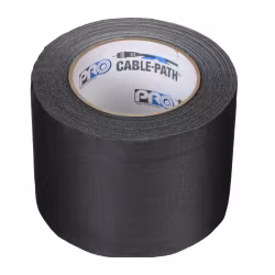 Cable Path 100mm x 27m Cloth Tape Black