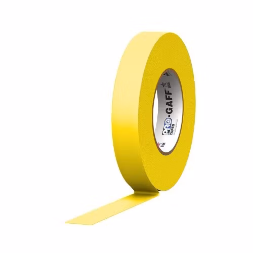 Pro Gaff 24mm x 45m Cloth Tape Yellow