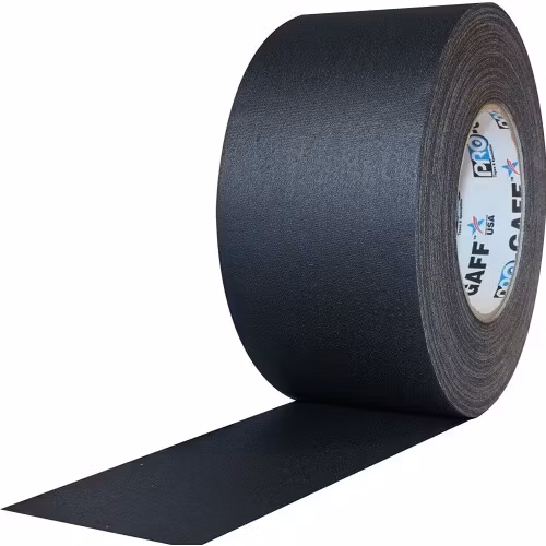 Pro Gaff 72mm x 50m Cloth Tape Black