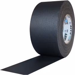 Pro Gaff 72mm x 50m Cloth Tape Black