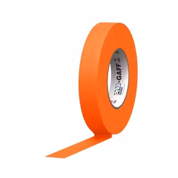 Pro Gaff 24mm x 45m Cloth Tape Fluorescent Orange