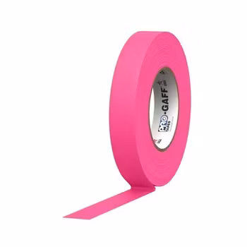 Pro Gaff 24mm x 45m Cloth Tape Fluorescent Pink