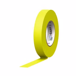 Pro Gaff 24mm x 45m Cloth Tape Fluorescent Yellow