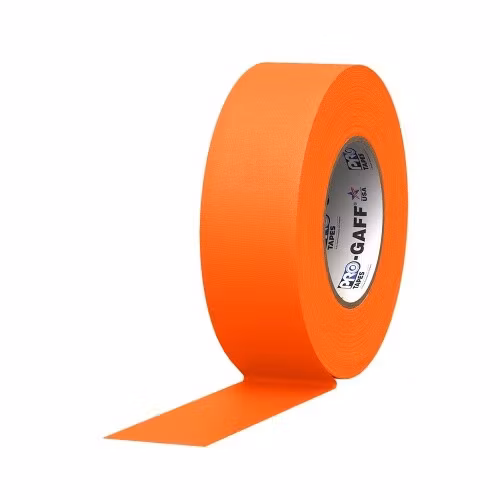 Pro Gaff 48mm x 45m Cloth Tape Fluorescent Orange