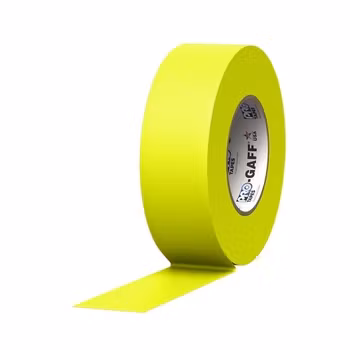 Pro Gaff 48mm x 45m Cloth Tape Fluorescent Yellow
