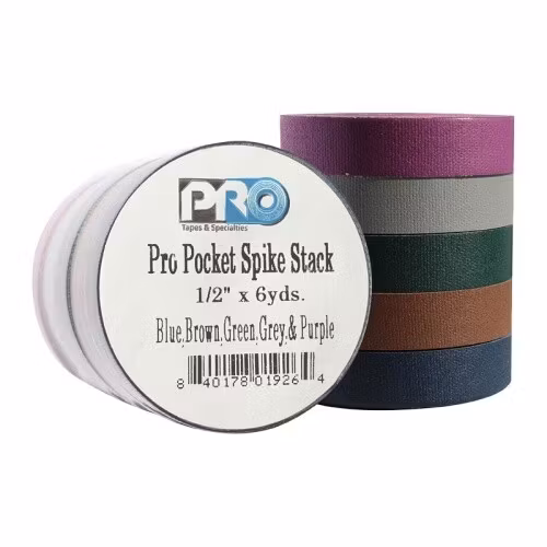 Pro Pocket Spike 12mm x 5,4m Cloth Tape 5 Dark colors
