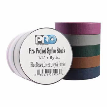 Pro Pocket Spike 12mm x 5,4m Cloth Tape 5 Dark colors