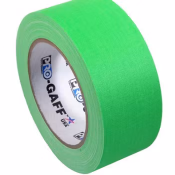 Pro Gaff 48mm x 22,8m Cloth Tape Fluorescent Green