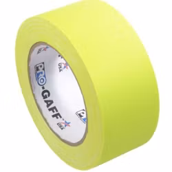 Pro Gaff 48mm x 22,8m Cloth Tape Fluorescent Yellow