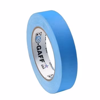 Pro Gaff 24mm x 45m Cloth Tape Fluorescent Blue