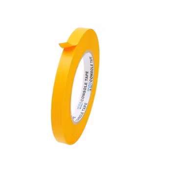 Pro Console 12mm x 55m Paper Tape Yellow