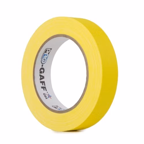 Pro Gaff 24mm x 22,8m Cloth Tape Yellow