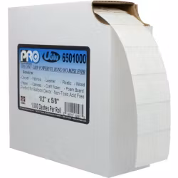 UGlu 6501000 1/2"x5/8" Dashes, 1000ct Rl