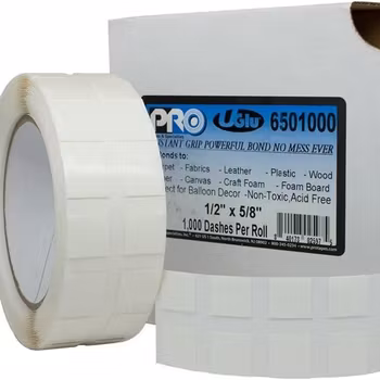 UGlu 6501000 1/2"x5/8" Dashes, 1000ct Rl
