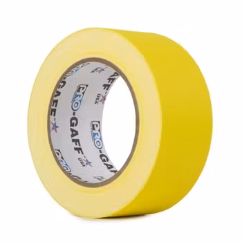 Pro Gaff 48mm x 22,8m Cloth Tape Yellow