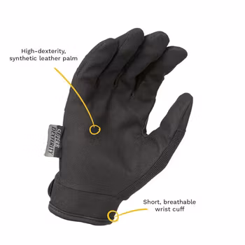 Comfort Fit 0.5 High Dexterity Glove ? Full Fingered XL